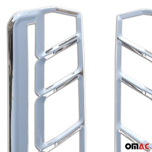 Ford Transit 350 Stop Light Frame - Omac - 2 Pcs - Chrome ABS Gloss Silver - '15-'20